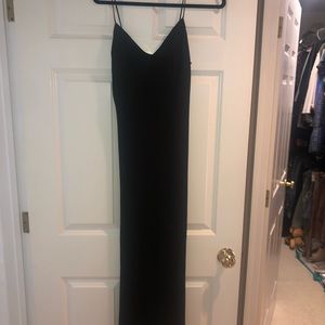 ASOS black slip dress size US 6
